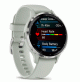 Venu 3S -GPS Silver Stainless Steel Bezel with Sage Gray Case and Silicone Band - 010-02785-01 - Garmin